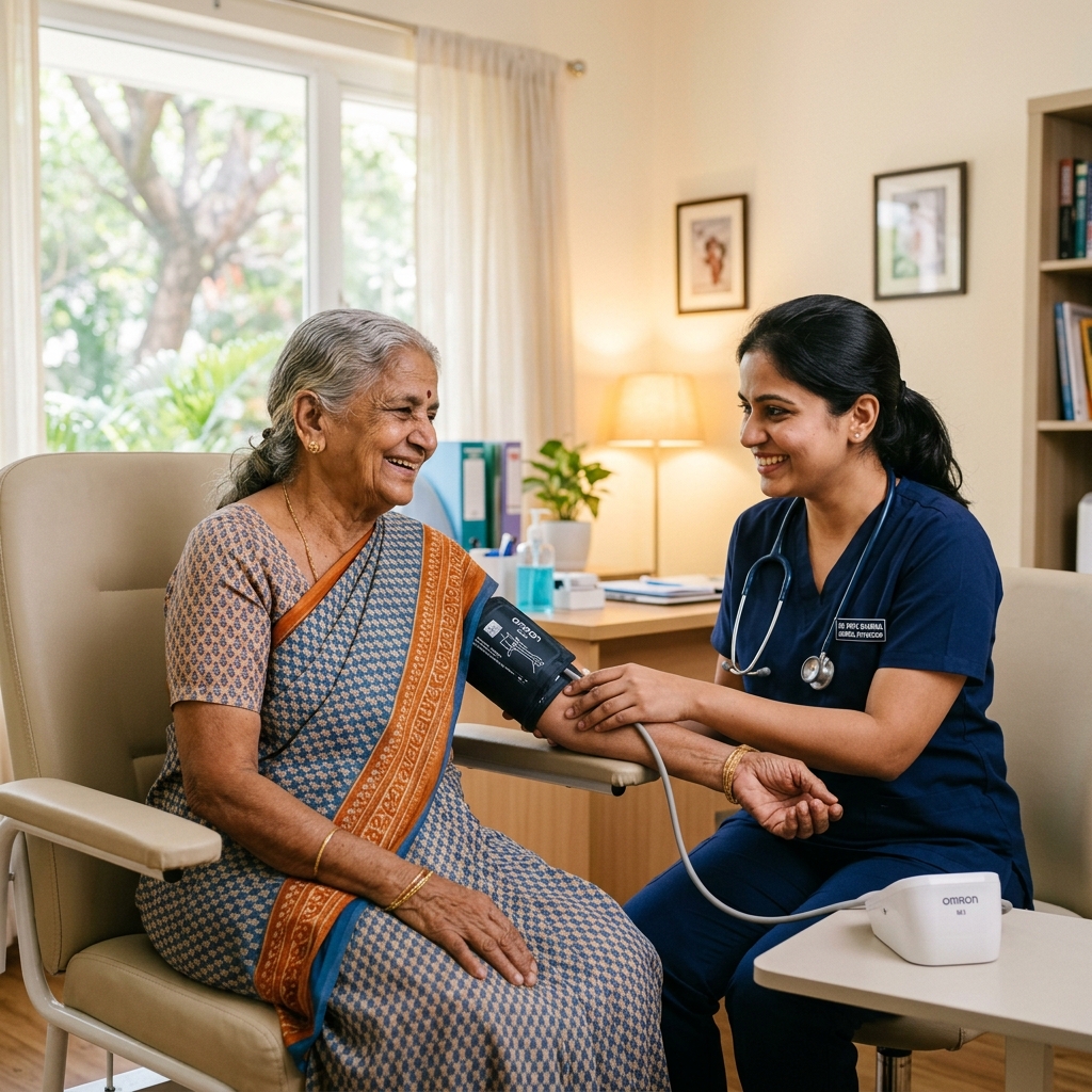 Regular medical care checkups for seniors